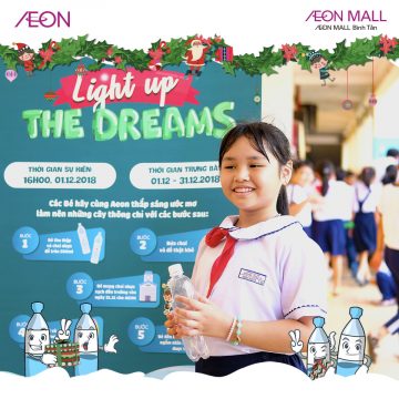 Các bạn học sinh tham gia chương trình Light up the Dreams cùng AEON