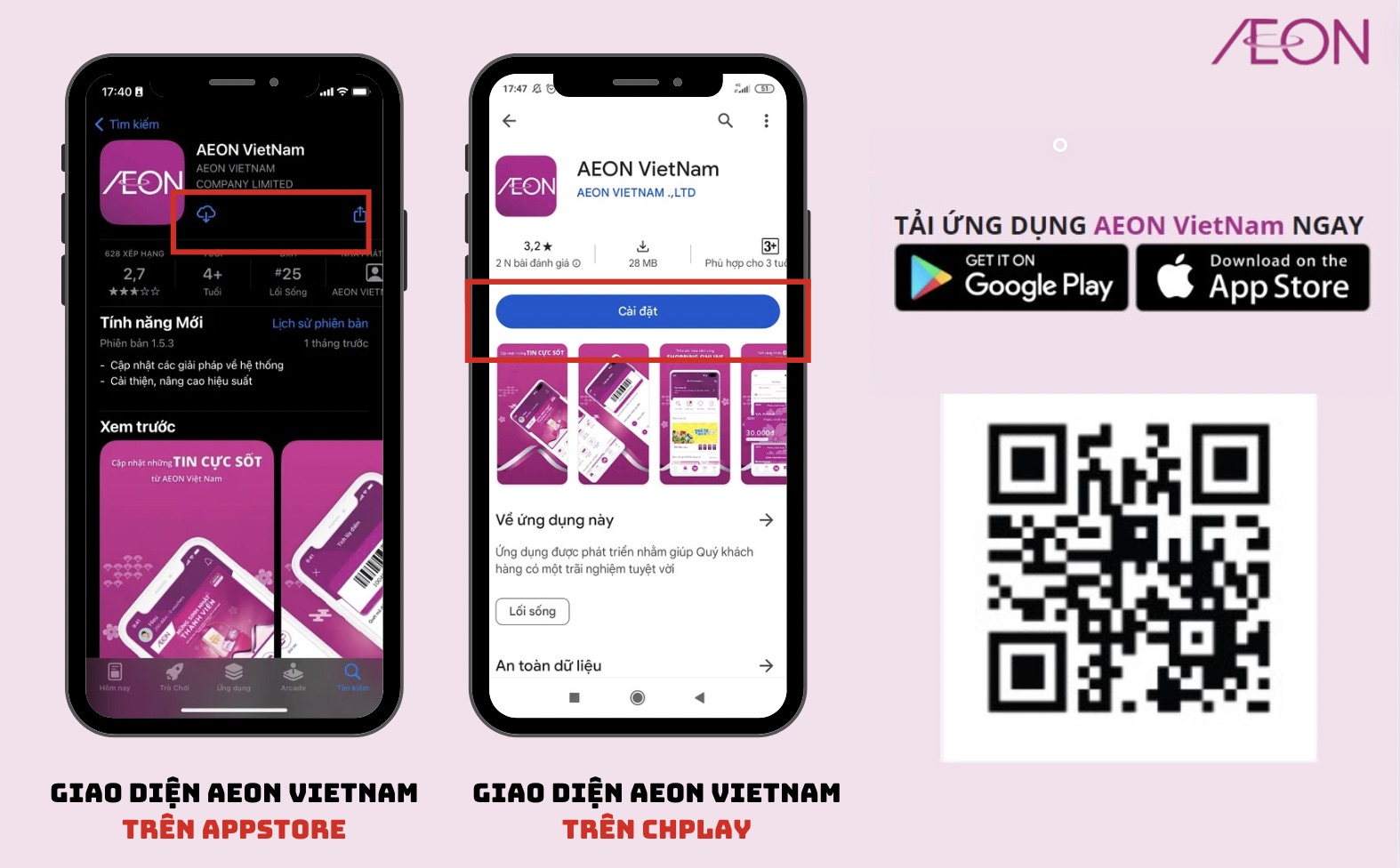 Ứng dụng di động thông minh AEON VietNam là “cứu cánh” của những người tiêu dùng bận rộn