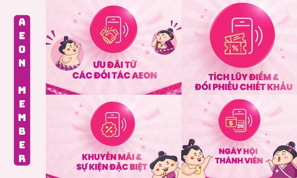 Các ưu đãi đặc biệt chỉ dành cho khách hàng thành viên AEON Member