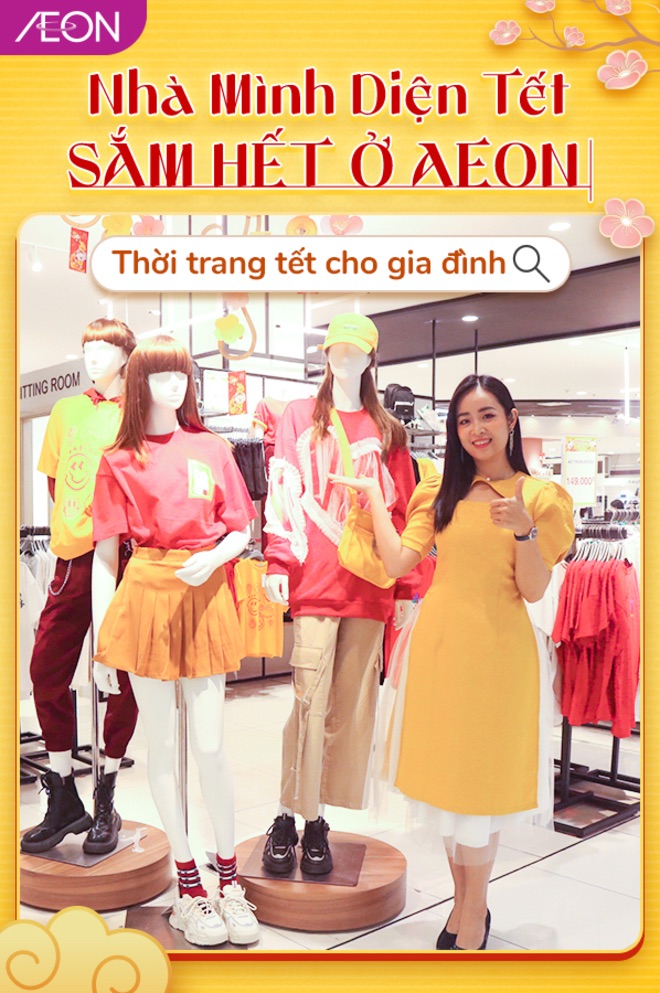 Thời trang đa dạng tại TTBHTH & Siêu thị AEON