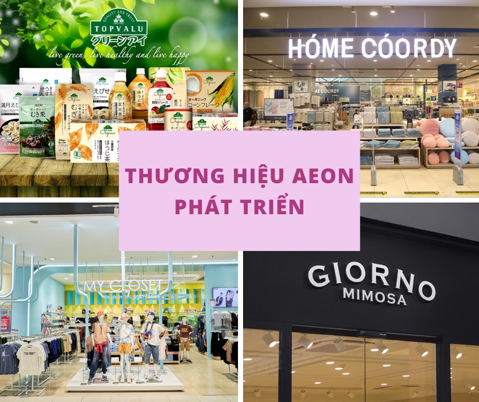 Top 4 thương hiệu khách hàng không nên bỏ qua khi mua sắm tại TTBHTH& Siêu thị AEON