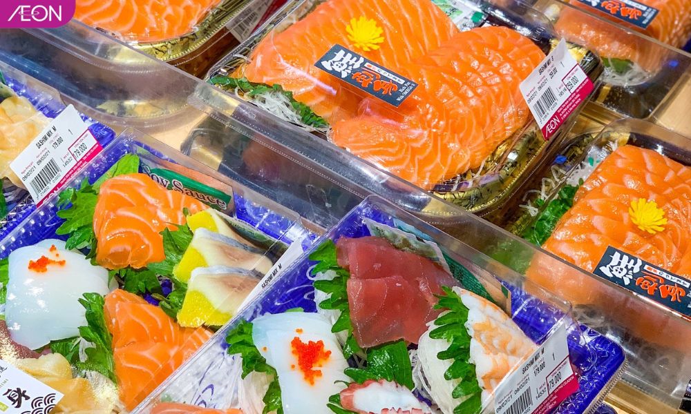 Trải nghiệm Sashimi tươi ngon với mức giá cực ưu đãi tại TTBHTH & Siêu thị AEON