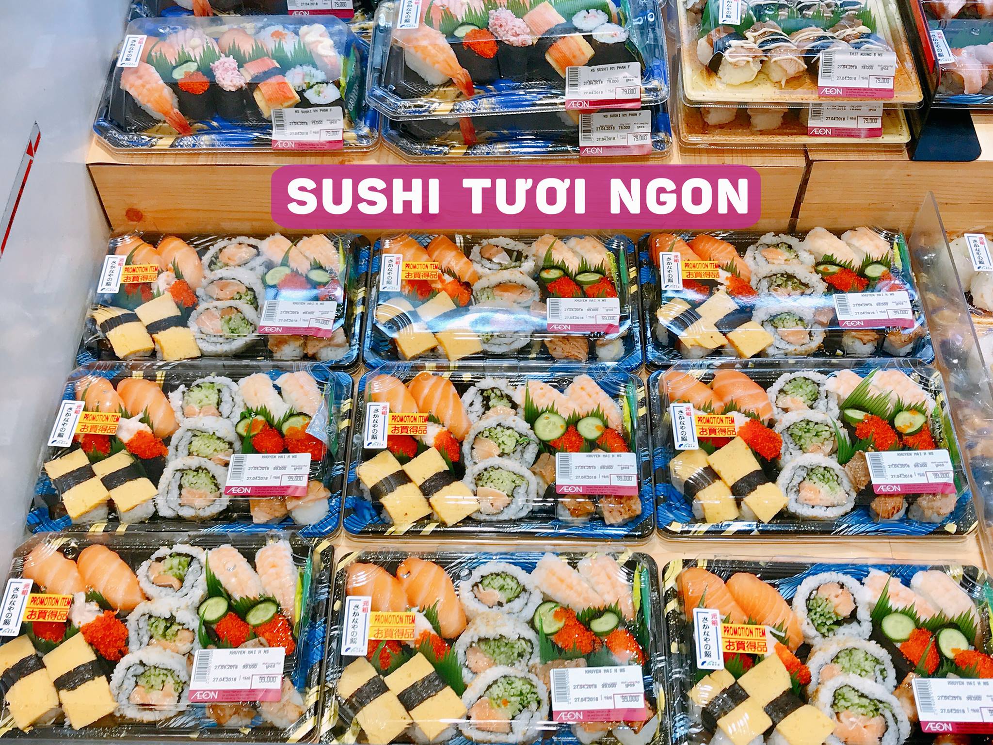 Những set sushi tổng hợp với hình thức bắt mắt và chất lượng tuyệt hảo