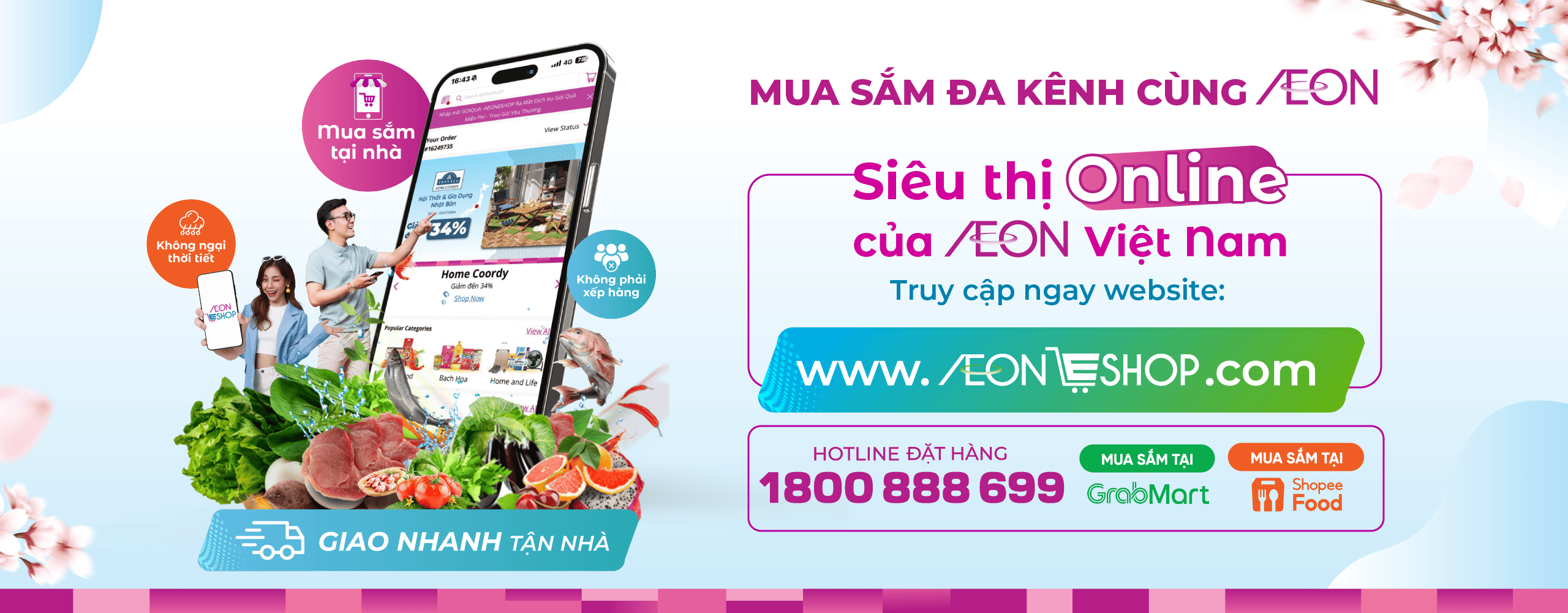 Mua sắm online giao hàng tận tay