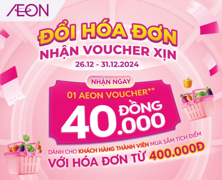 ĐỔI HOÁ ĐƠN NHẬN VOUCHER XỊN