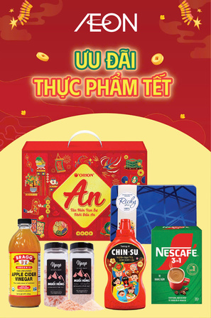 ƯU ĐÃI THỰC PHẨM TẾT 2025 TẠI AEON