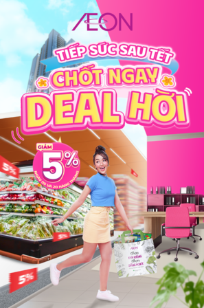 TỔNG HỢP ƯU ĐÃI THÁNG 2 TẠI AEON THE NINE