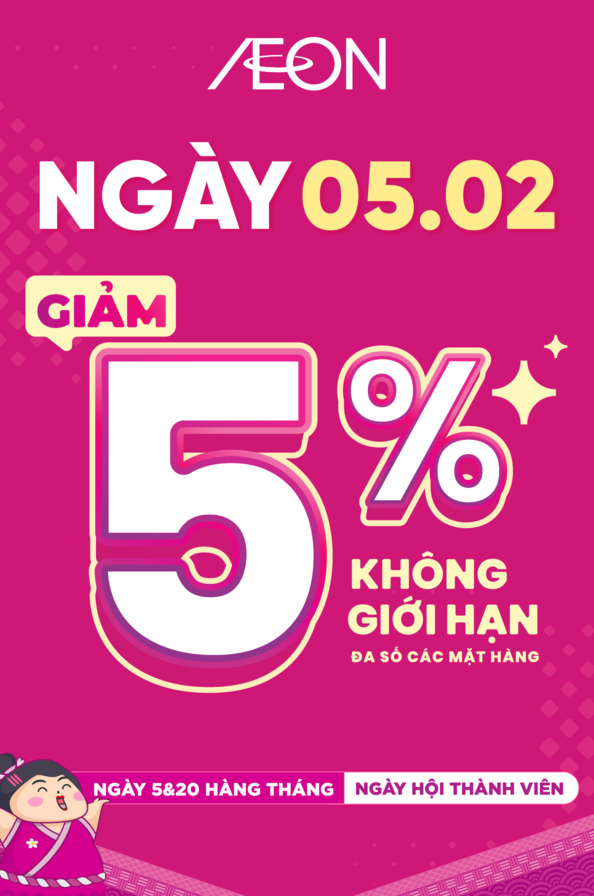 NGÀY HỘI THÀNH VIÊN AEON 05/02