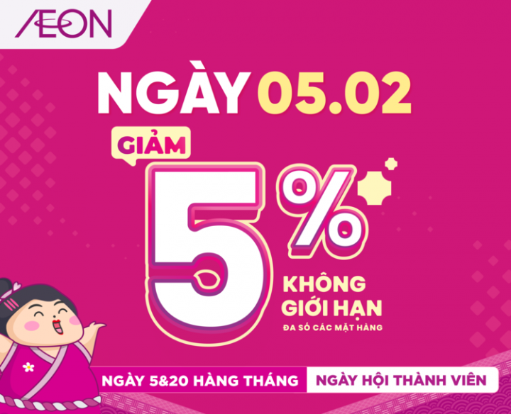 NGÀY HỘI THÀNH VIÊN AEON 05/02