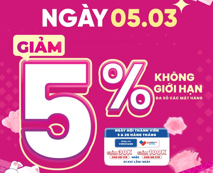 NGÀY HỘI THÀNH VIÊN AEON 05/03